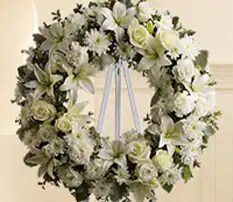 Standing Sprays & Wreaths Delivered to Little & Sons Funeral Homes